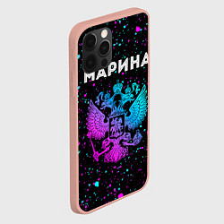 Чехол для iPhone 12 Pro Max Марина Россия, цвет: 3D-светло-розовый — фото 2