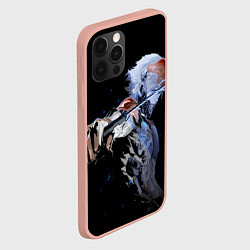 Чехол для iPhone 12 Pro Max METAL GEAR RISING Райден с мечом, цвет: 3D-светло-розовый — фото 2