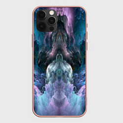 Чехол для iPhone 12 Pro Max Облака неонового цвета Neon colored clouds, цвет: 3D-светло-розовый