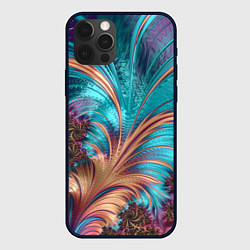 Чехол для iPhone 12 Pro Max Floral composition Цветочная композиция, цвет: 3D-черный