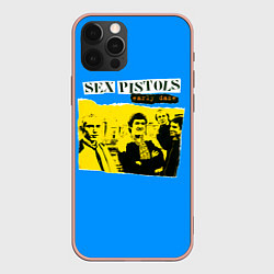 Чехол для iPhone 12 Pro Max Sex Pistols early daze, цвет: 3D-светло-розовый