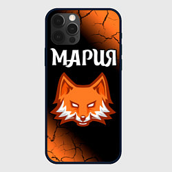 Чехол для iPhone 12 Pro Max Мария - ЛИСА - Минимализм, цвет: 3D-черный