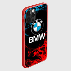 Чехол для iPhone 12 Pro Max Bmw Огонь, цвет: 3D-красный — фото 2