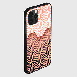 Чехол для iPhone 12 Pro Max Hexagon Minimal, цвет: 3D-черный — фото 2