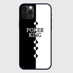 Чехол для iPhone 12 Pro Max Король Покера Black, цвет: 3D-черный