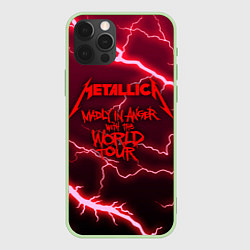 Чехол для iPhone 12 Pro Max Metallica Madly in Angel, цвет: 3D-салатовый