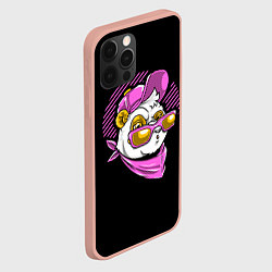 Чехол для iPhone 12 Pro Max KOTOFEY WITH GLASSES, цвет: 3D-светло-розовый — фото 2