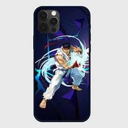 Чехол для iPhone 12 Pro Max Рю-Street Fighter, цвет: 3D-черный