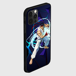 Чехол для iPhone 12 Pro Max Рю-Street Fighter, цвет: 3D-черный — фото 2