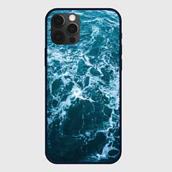 Чехол для iPhone 12 Pro Max Blue ocean, цвет: 3D-черный