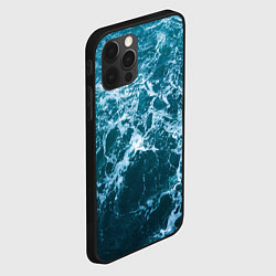 Чехол для iPhone 12 Pro Max Blue ocean, цвет: 3D-черный — фото 2