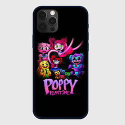 Чехол для iPhone 12 Pro Max POPPY PLAYTIME chapter 2 персонажи игры, цвет: 3D-черный