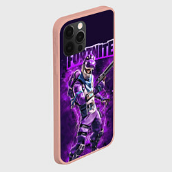 Чехол для iPhone 12 Pro Max Fortnite Bronto Скин динозавра Видеоигра, цвет: 3D-светло-розовый — фото 2