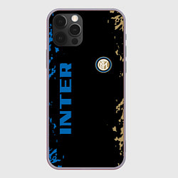 Чехол для iPhone 12 Pro Max Интер inter, цвет: 3D-серый