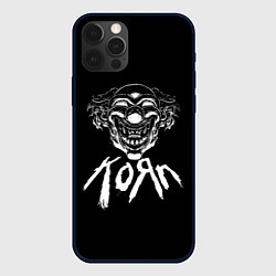 Чехол для iPhone 12 Pro Max KoЯn Korn клоун, цвет: 3D-черный