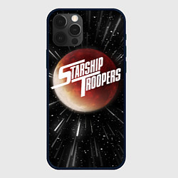 Чехол iPhone 12 Pro Max Starship Troopers Warp Logo