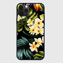 Чехол для iPhone 12 Pro Max Vanguard floral composition Summer, цвет: 3D-черный