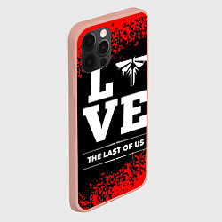 Чехол для iPhone 12 Pro Max The Last Of Us Love Классика, цвет: 3D-светло-розовый — фото 2