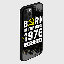 Чехол для iPhone 12 Pro Max Born In The USSR 1976 year Limited Edition, цвет: 3D-черный — фото 2