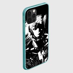 Чехол для iPhone 12 Pro Max METAL GEAR RISING - ЧБ ГЕРОЙ, цвет: 3D-мятный — фото 2