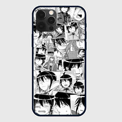 Чехол для iPhone 12 Pro Max Tsuki ga Michibiku Isekai Douchuu pattern, цвет: 3D-черный