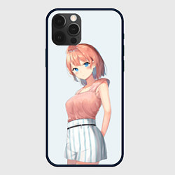 Чехол для iPhone 12 Pro Max Iroha Isshiki OreGairu, цвет: 3D-черный