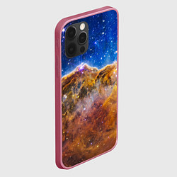 Чехол для iPhone 12 Pro Max NASA: Туманность Карина, цвет: 3D-малиновый — фото 2