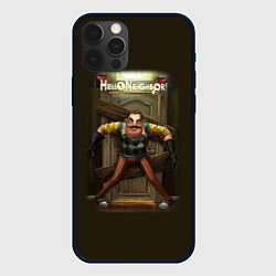 Чехол для iPhone 12 Pro Max Привет сосед игра, цвет: 3D-черный