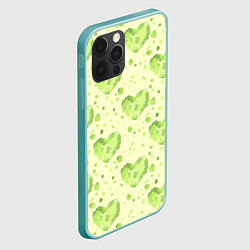 Чехол для iPhone 12 Pro Max Сердце листвы, цвет: 3D-мятный — фото 2