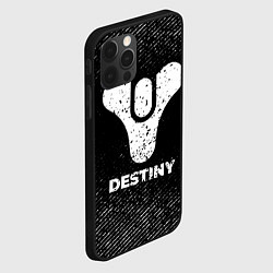 Чехол для iPhone 12 Pro Max Destiny с потертостями на темном фоне, цвет: 3D-черный — фото 2