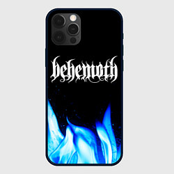 Чехол для iPhone 12 Pro Max Behemoth Blue Fire, цвет: 3D-черный