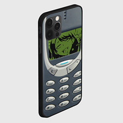 Чехол для iPhone 12 Pro Max Кнопочный телефон Ахегао, цвет: 3D-черный — фото 2