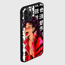 Чехол для iPhone 12 Pro Max Мисато Кацураги AHEGAO EVA, цвет: 3D-черный — фото 2