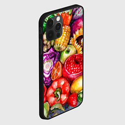 Чехол для iPhone 12 Pro Max Вкусное изобилие, цвет: 3D-черный — фото 2