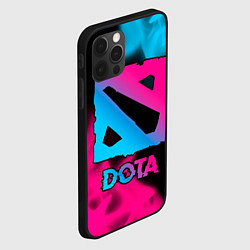 Чехол для iPhone 12 Pro Max Dota Neon Gradient, цвет: 3D-черный — фото 2