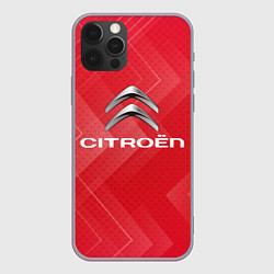 Чехол для iPhone 12 Pro Max Citroёn abstraction, цвет: 3D-серый