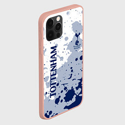 Чехол для iPhone 12 Pro Max Tottenham hotspur Брызги красок, цвет: 3D-светло-розовый — фото 2