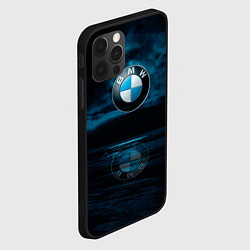 Чехол для iPhone 12 Pro Max BMW marine theme, цвет: 3D-черный — фото 2