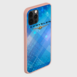 Чехол для iPhone 12 Pro Max Chrysler - абстракция, цвет: 3D-светло-розовый — фото 2