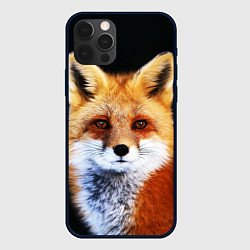 Чехол для iPhone 12 Pro Max Лиса рыжулька, цвет: 3D-черный