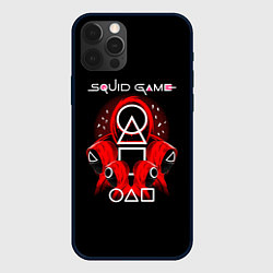 Чехол для iPhone 12 Pro Max Игра в кальмара - Squid Game, цвет: 3D-черный