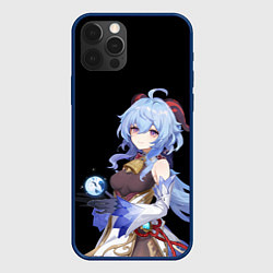 Чехол для iPhone 12 Pro Max Гань Юй - Минимализм, цвет: 3D-тёмно-синий