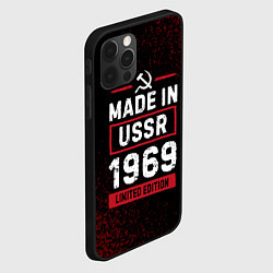 Чехол для iPhone 12 Pro Max Made in USSR 1969 - limited edition, цвет: 3D-черный — фото 2