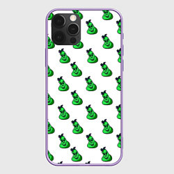 Чехол для iPhone 12 Pro Max Капитошка, цвет: 3D-сиреневый