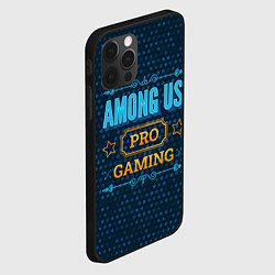 Чехол для iPhone 12 Pro Max Игра Among Us: pro gaming, цвет: 3D-черный — фото 2