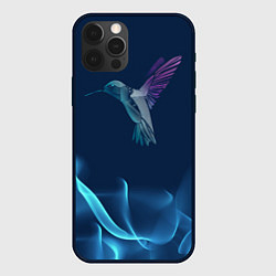 Чехол для iPhone 12 Pro Max Колибри в полете, цвет: 3D-черный