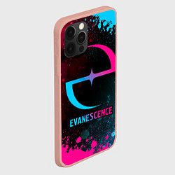 Чехол для iPhone 12 Pro Max Evanescence - neon gradient, цвет: 3D-светло-розовый — фото 2