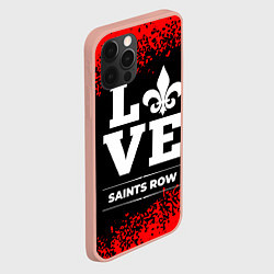 Чехол для iPhone 12 Pro Max Saints Row love классика, цвет: 3D-светло-розовый — фото 2