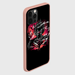 Чехол для iPhone 12 Pro Max Goku dragon ball аниме, цвет: 3D-светло-розовый — фото 2