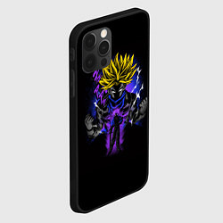 Чехол для iPhone 12 Pro Max Dragon ball rage аниме, цвет: 3D-черный — фото 2